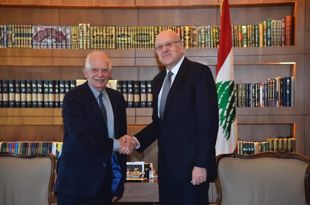 لقاء بين ميقاتي وبوريل.. وهذا ما جرى تأكيده