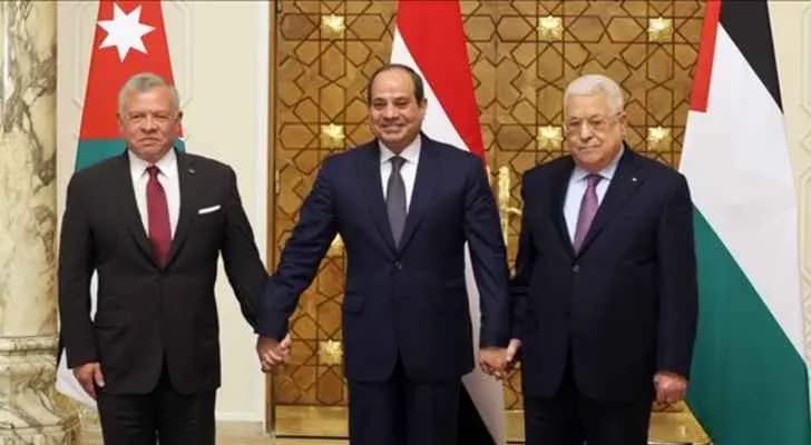 قمة فلسطينية أردنية مصرية في العقبة