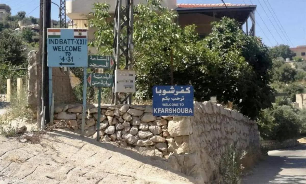العدو يقصف كفرشوبا ليلاً