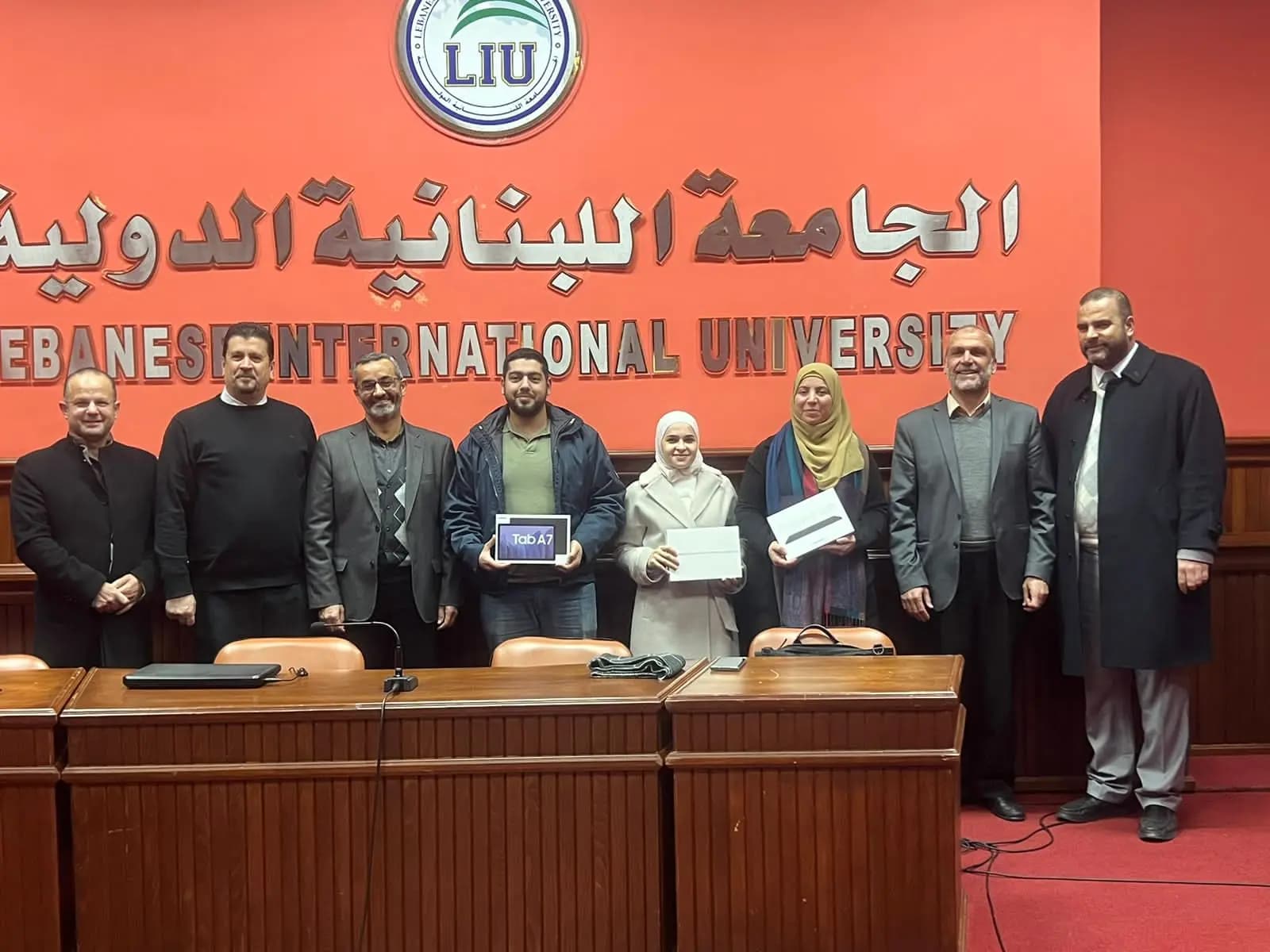 حفل تسليم الجوائز للفائزين بمسابقة الإملاء المفتوحة