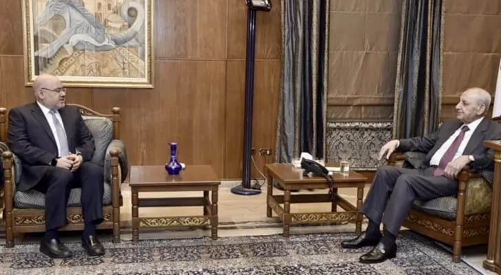 الأبيض يستعرض "الخطّة الصّحيّة" مع بري