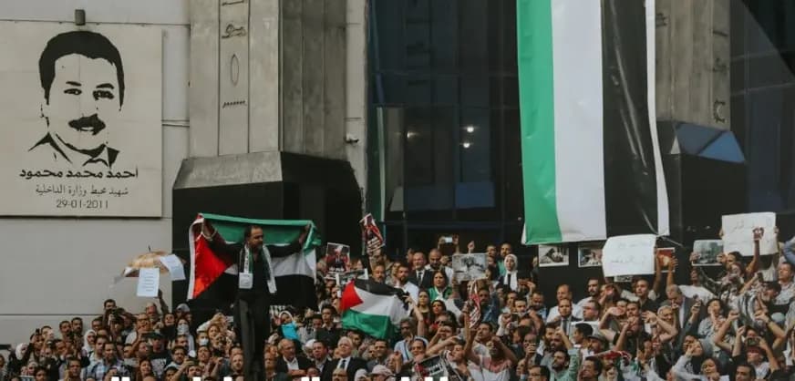 "يا للعار ويا للعار".. مظاهرات في قلب القاهرة تطالب بفتح معبر رفح