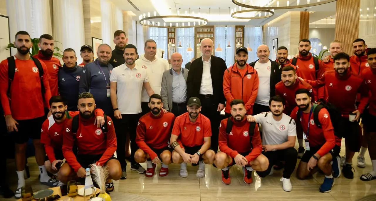 مولوي يزور منتخب لبنان داعماً له ومشجّعاً للعبة