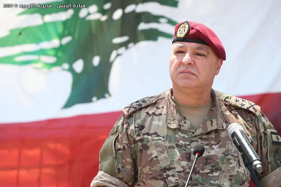 السفيرة الأميركية باستضافة قائد الجيش