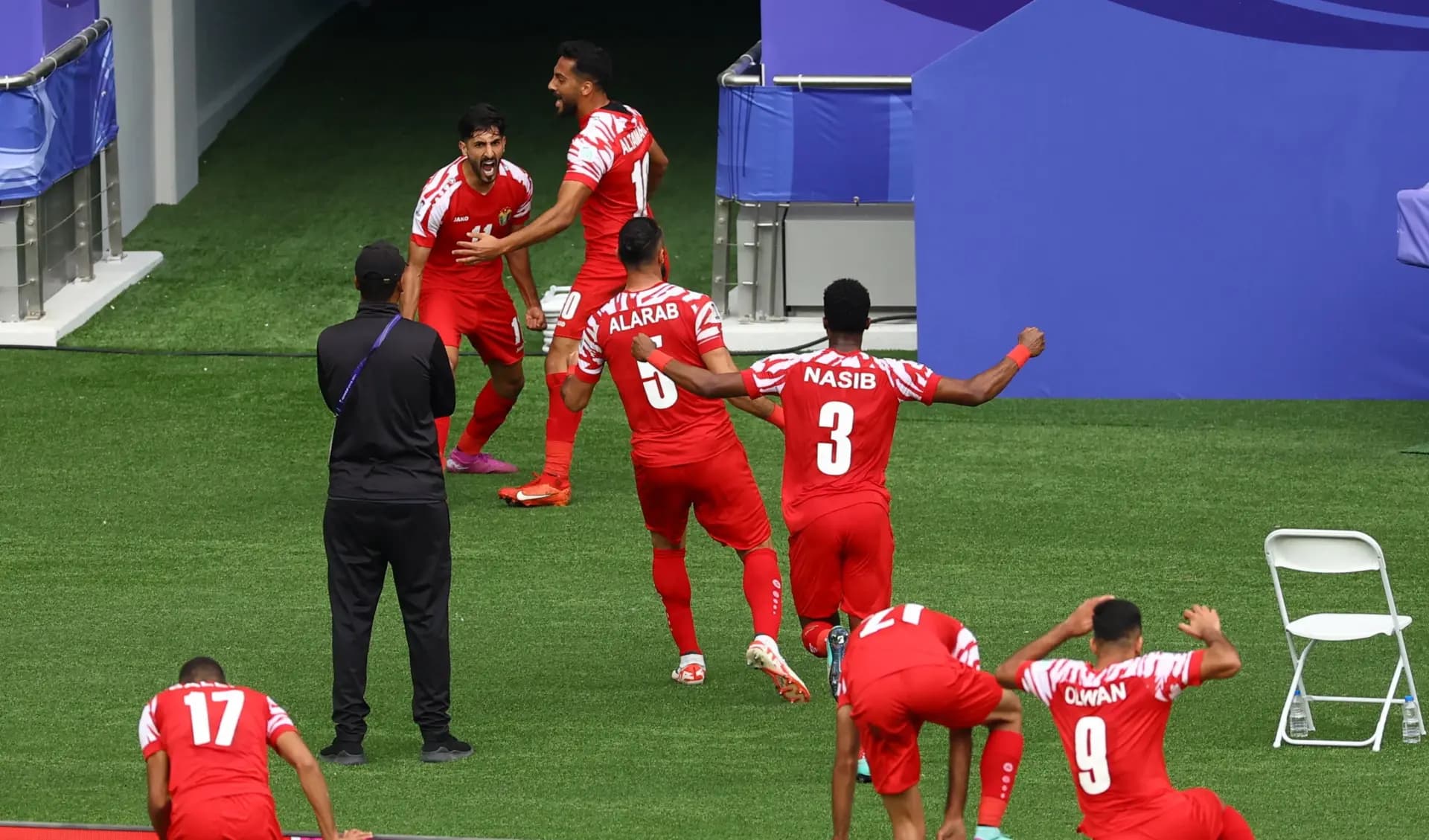 الأردن لربع نهائي كأس آسيا بعد فوزه على العراق