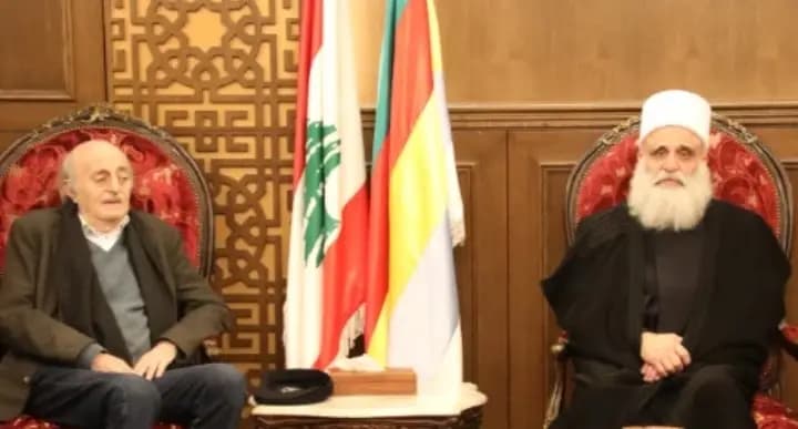 شيخ العقل يستقبلُ جنبلاط