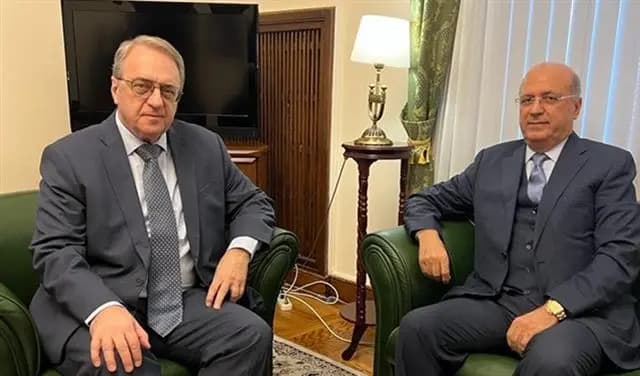 بوغدانوف يلتقي المبعوث الخاص للحريري .. وهذا ما تم بحثه
