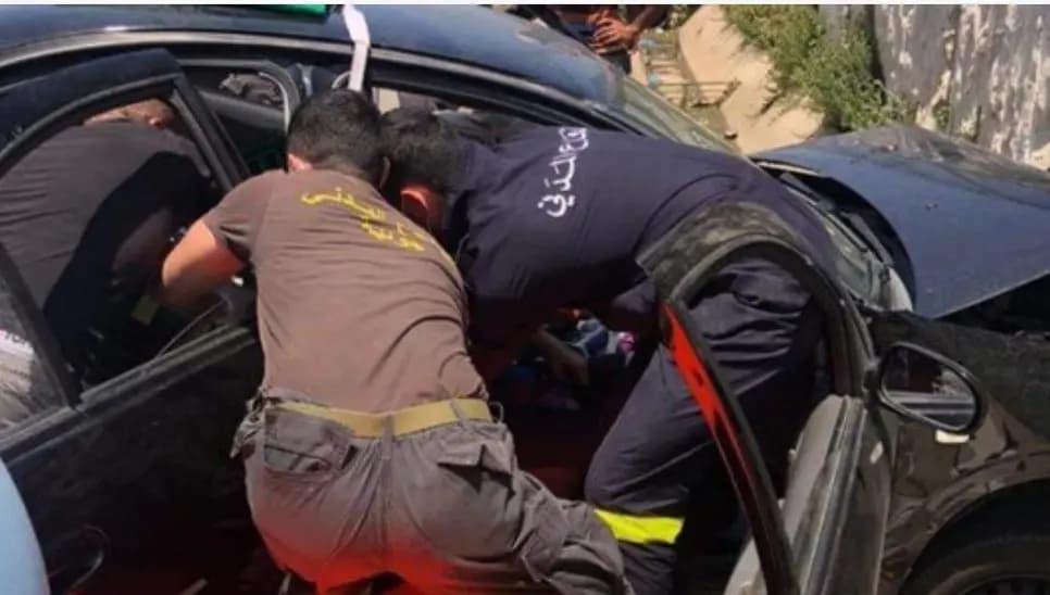 جريحان في حادث سير