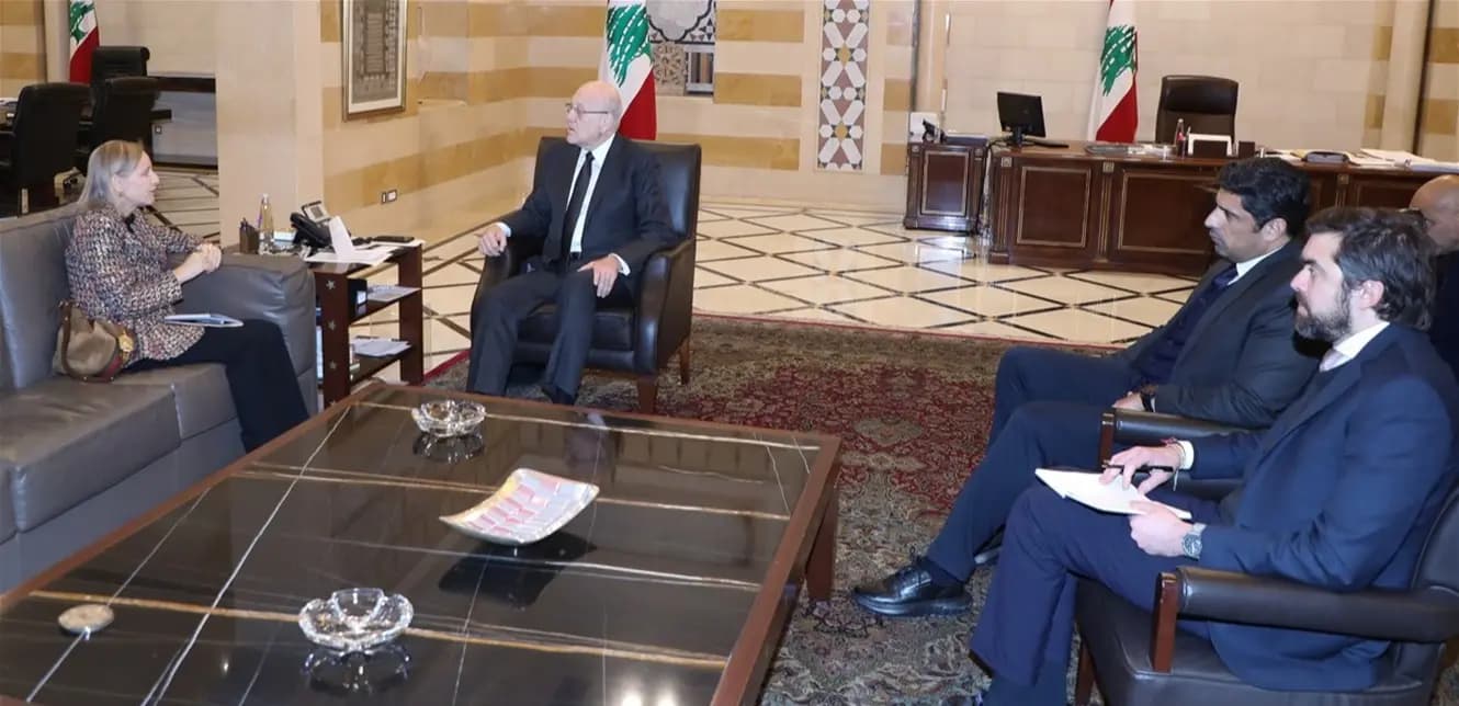 " للنظر في وضع الأونروا".. ميقاتي يستقبل كلاوس