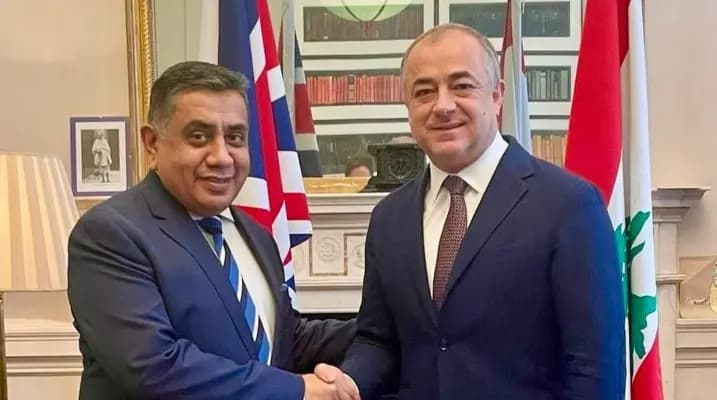 "الأوضاع في غزة ولبنان" محور لقاءات بو صعب في بريطانيا