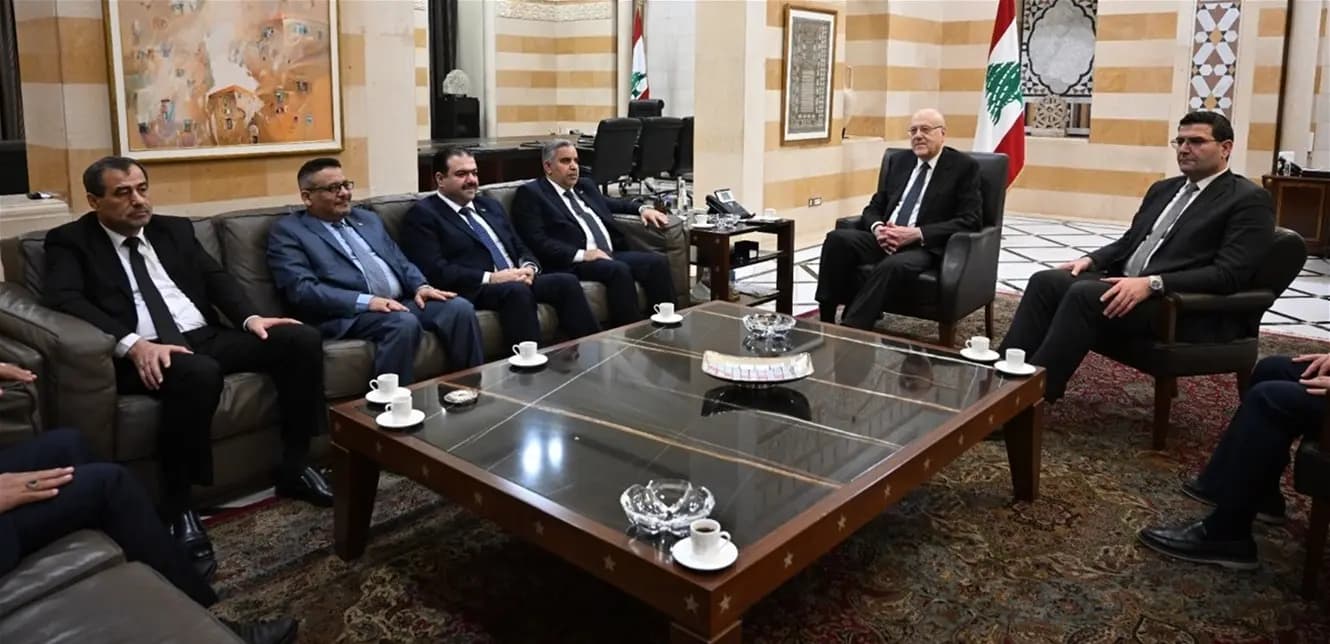 العلاقة متينة بين البلدين .. ميقاتي يلتقي وزير الزراعة العراقي