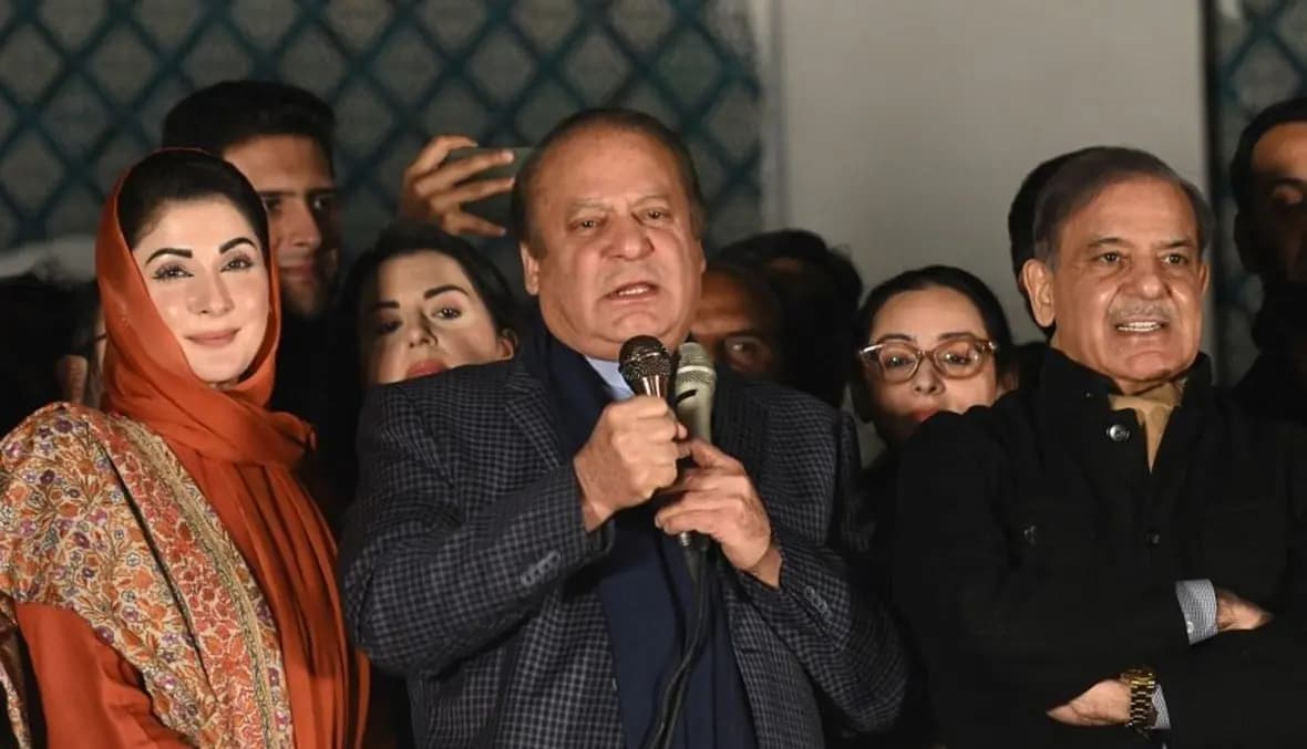 باكستان.. نواز شريف يعلن فوزه في الانتخابات العامة