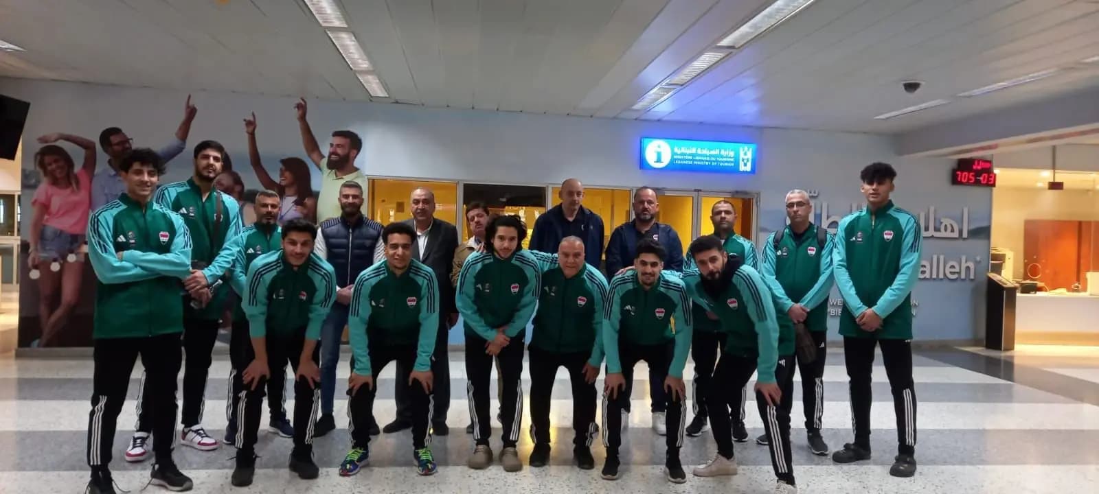 منتخب العراق السلوي يصل لبنان للمشاركة في كأس بيروت