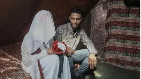 بعد 3 أيام من زفافهما.. استـ.ـشهاد عروسي رفح بقصف الاحتلال