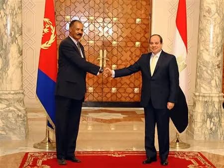 السيسي يستقبل نظيره الإرتيري.. و هذا ما جرى بحثه