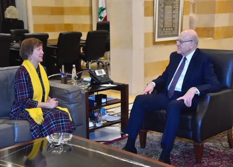 ميقاتي يستقبل "منسقة الأمم المتحدة".. و هذا ما جرى بحثه