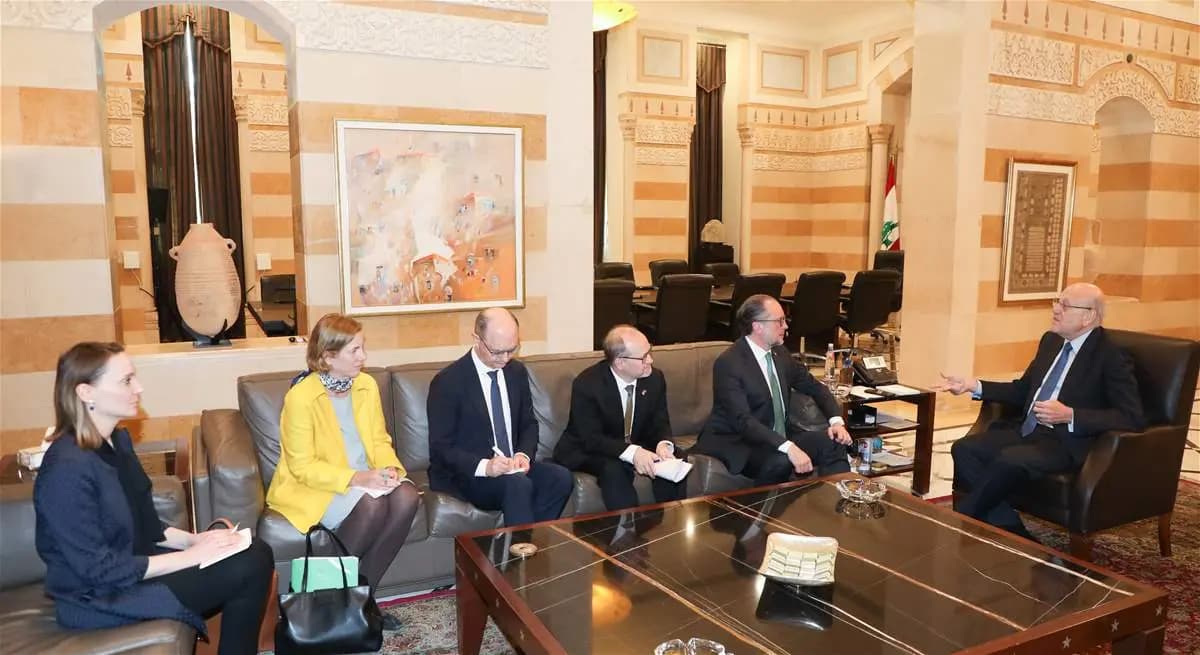 وزير خارجية النمسا يلتقي ميقاتي.. وهذا ما أكده