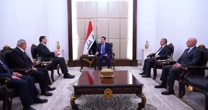 الحاج حسن يبحث مع رئيس الحكومة العراقية العلاقات الزراعية بين البلدين