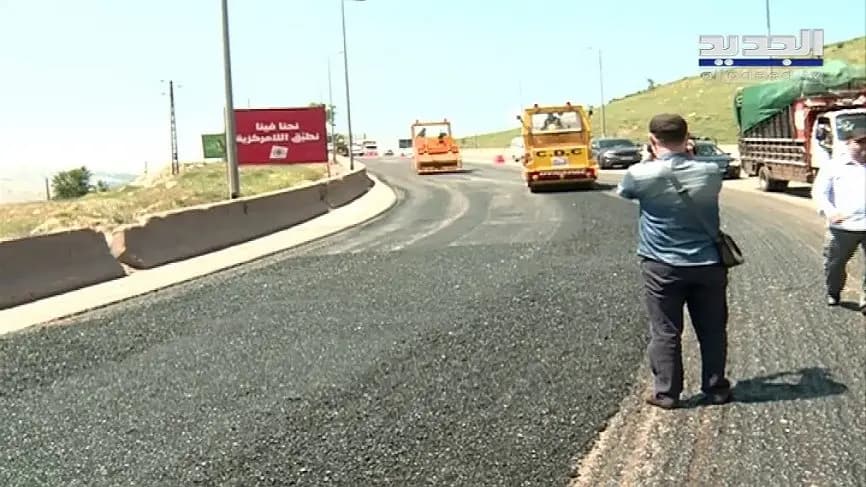 بوشكيان يتابع مع حميّة تزفيت طريق ضهر البيدر