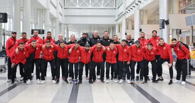 "للقاء منتخب استراليا".. بعثة المنتخب اللبناني تغادر إلى سيدني