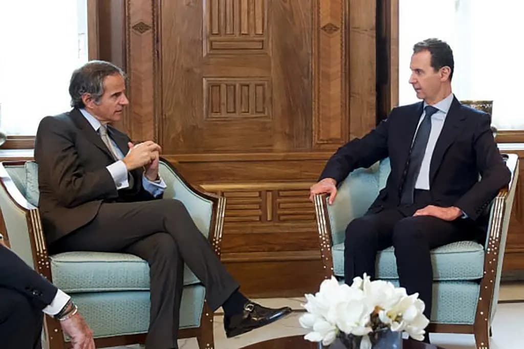 الأسد وغروسي ييحثان التعاون بين سوريا والوكالة الدولية للطاقة الذرية