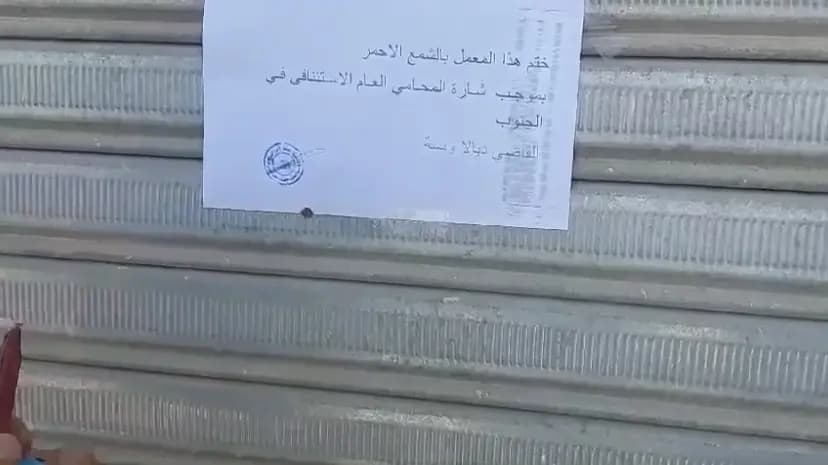 في الجنوب.. "الاقتصاد" تقفل معمل شوكولا بالشمع الأحمر