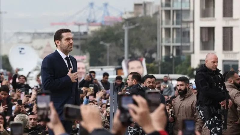 الحريري يدين هجوم موسكو