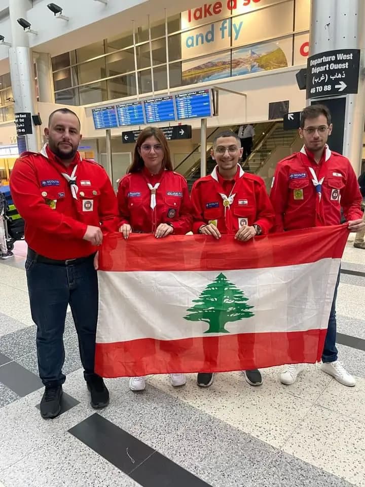 بعثة كشاف لبنان تتجه إلى مصر