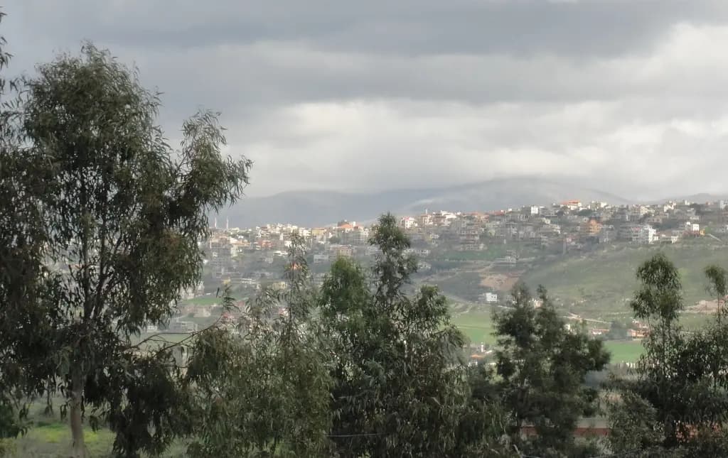 قصف صهيوني على منطقة في الخيام.. واندلاع حريق