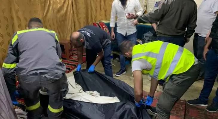 الدفاع المدني ينقل جثة شاب في قب الياس والقوى الأمنية تباشر التحقيق