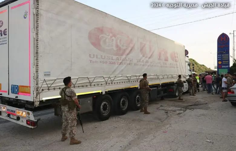 بيان من "الجيش" حول شاحنة الأسلحة في البترون