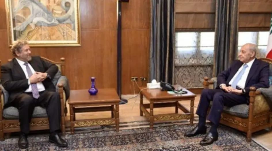 بري يستقبل سفيري أرمينيا والأردن ويعرض الأوضاع مع إفرام