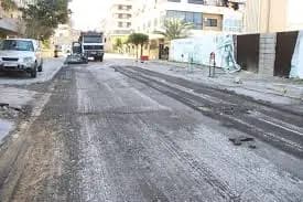 تزفيت طرقات في الغبيري من قِبل العمل الاجتماعي في حزب الله