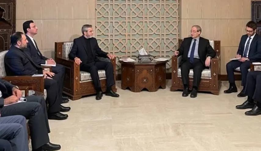 "باقري كني" في دمشق.. ويلتقي المقداد