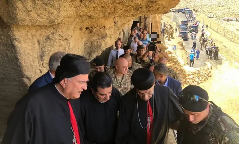 العماد عون والبطريرك الراعي في زيارة إلى البقاع