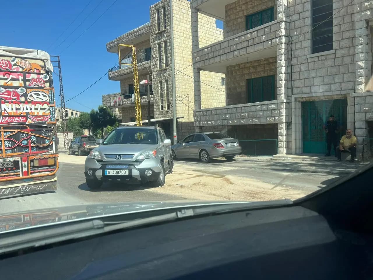 حادث سير في بحمدون