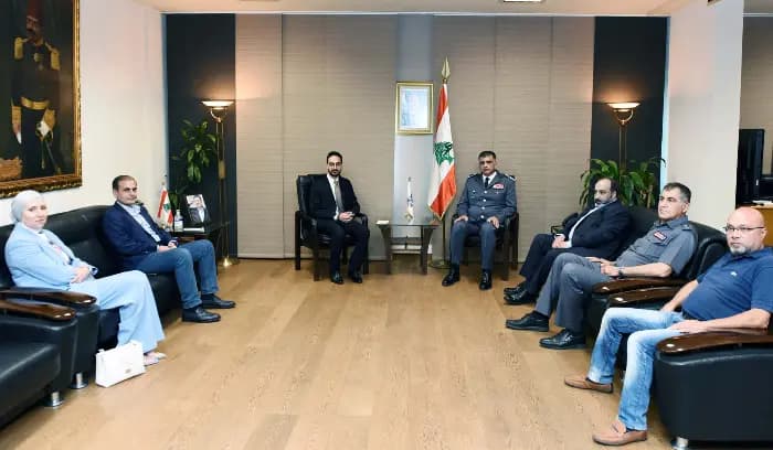 عثمان يستقبل وفدًا من "مؤسسة اللواء الشهيد وسام الحسن "