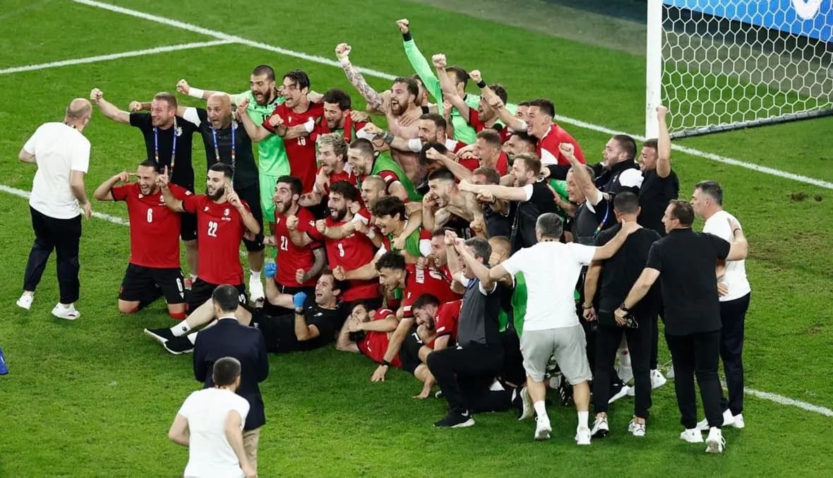 جورجيا تغلب البرتغال وترافق تركيا