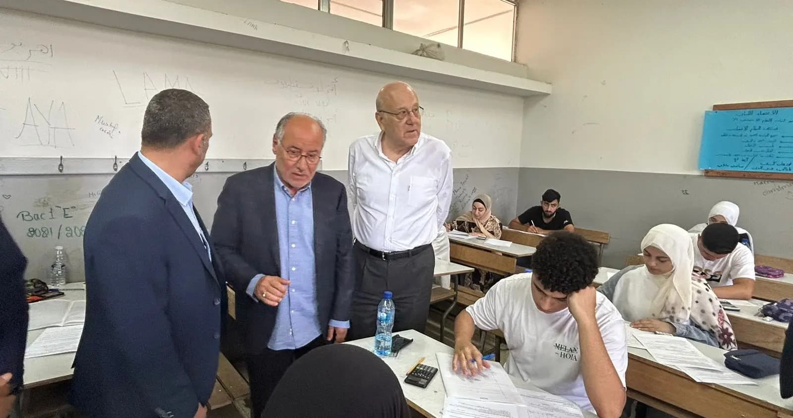 ميقاتي والحلبي في الجنوب