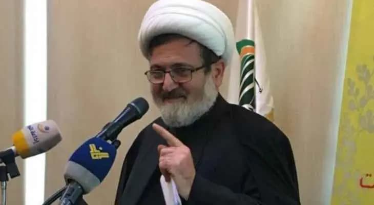 البغدادي: " اننا في "حزب الله" لا نفرط بذرة تراب من لبنان