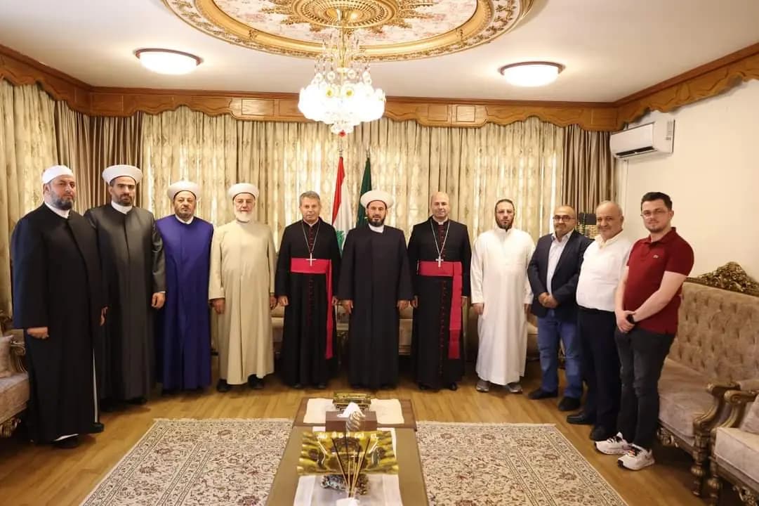 المفتي الغزاوي يستقبل المطارنة ماضي ومعوض