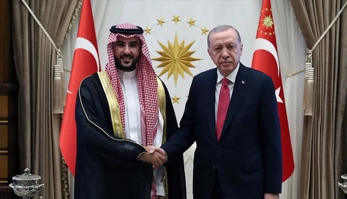 أردوغان يلتقي وزير الدفاع السعودي