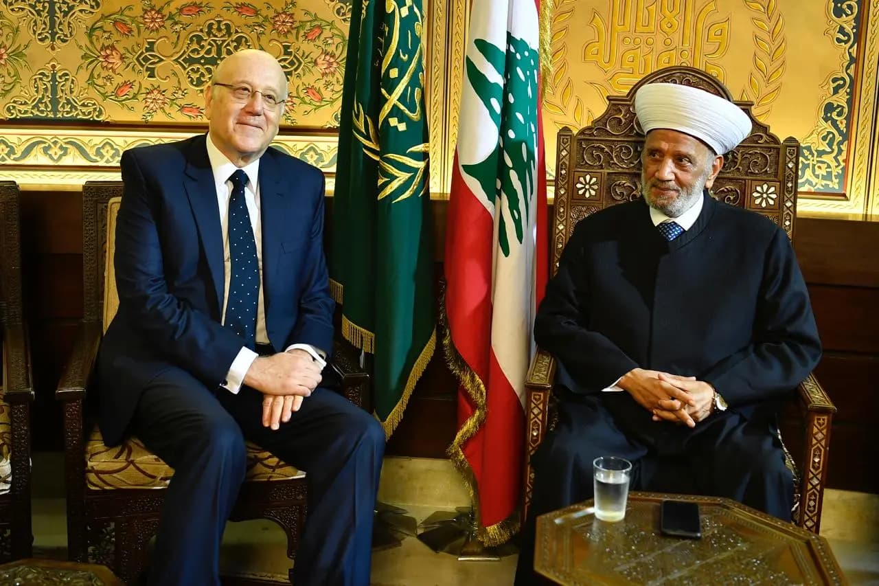ميقاتي بعد لقائه المفتي دريان: هذه الطائفة عصية على أي تهميش