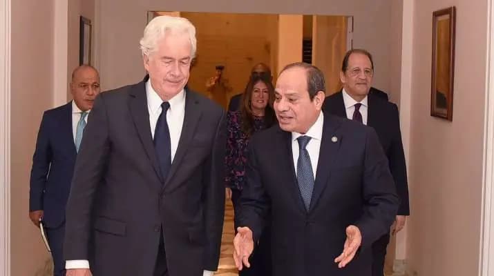 السيسي يلتقي مدير الـ CIA".. وهذا ما بحثاه