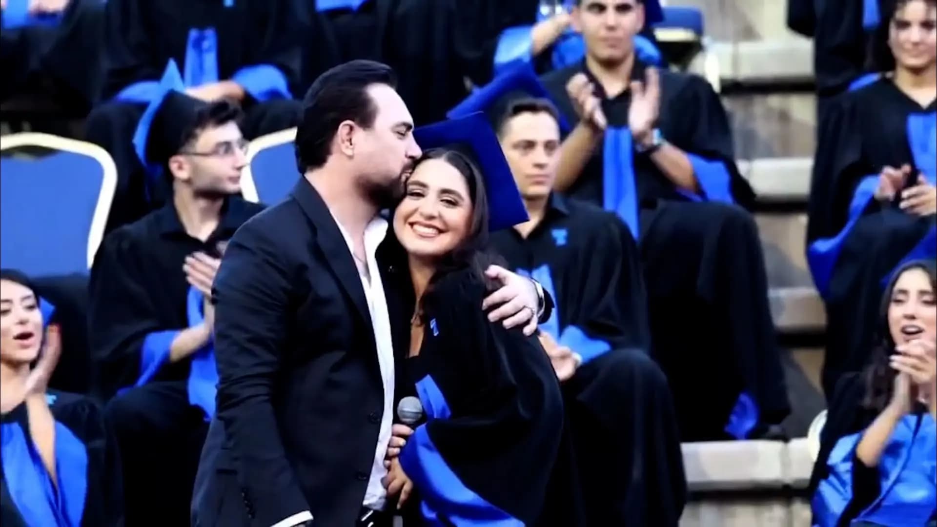 وائل جسار يحتفل بتخرّج ابنته