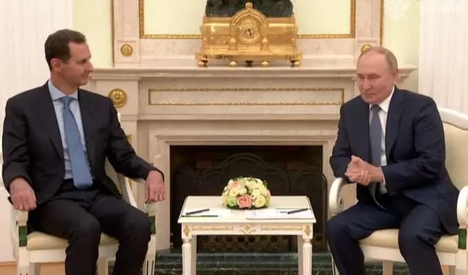 لقاء يجمع الأسد وبوتين.. وهذه تفاصيله