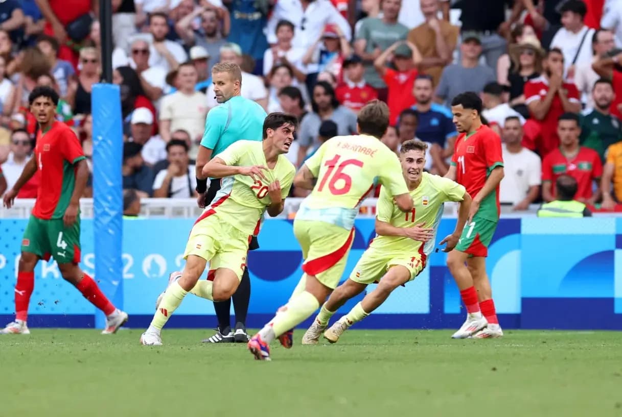 أولمبياد باريس.. إسبانيا إلى النهائي بعد الفوز على المغرب