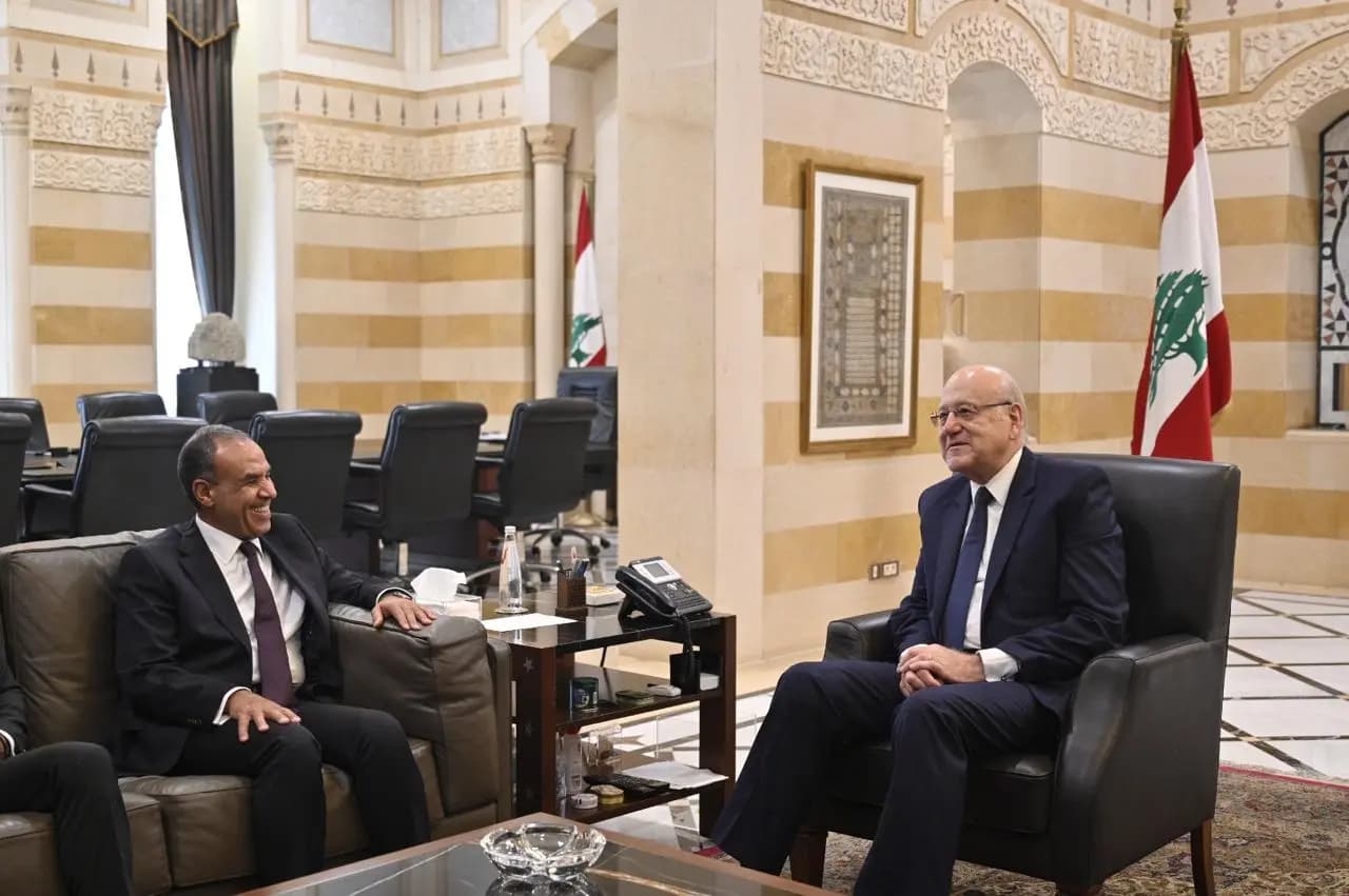 ميقاتي مستقبلًا عبد العاطي: "نقدر الجهود الدولية والعربية"