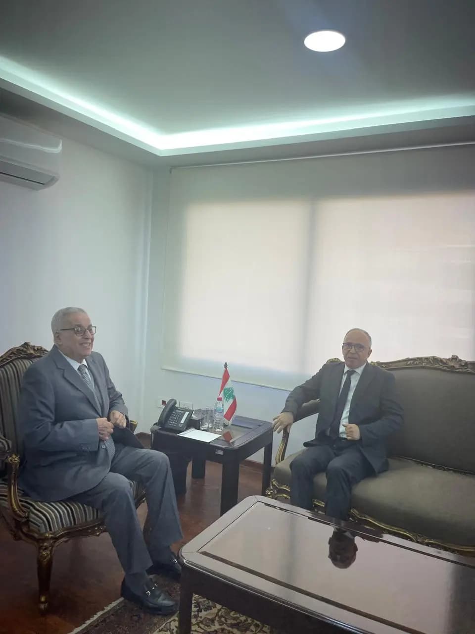 بوحبيب يستقبل السفير الجزائري: مبادرة أخوية مقدرة