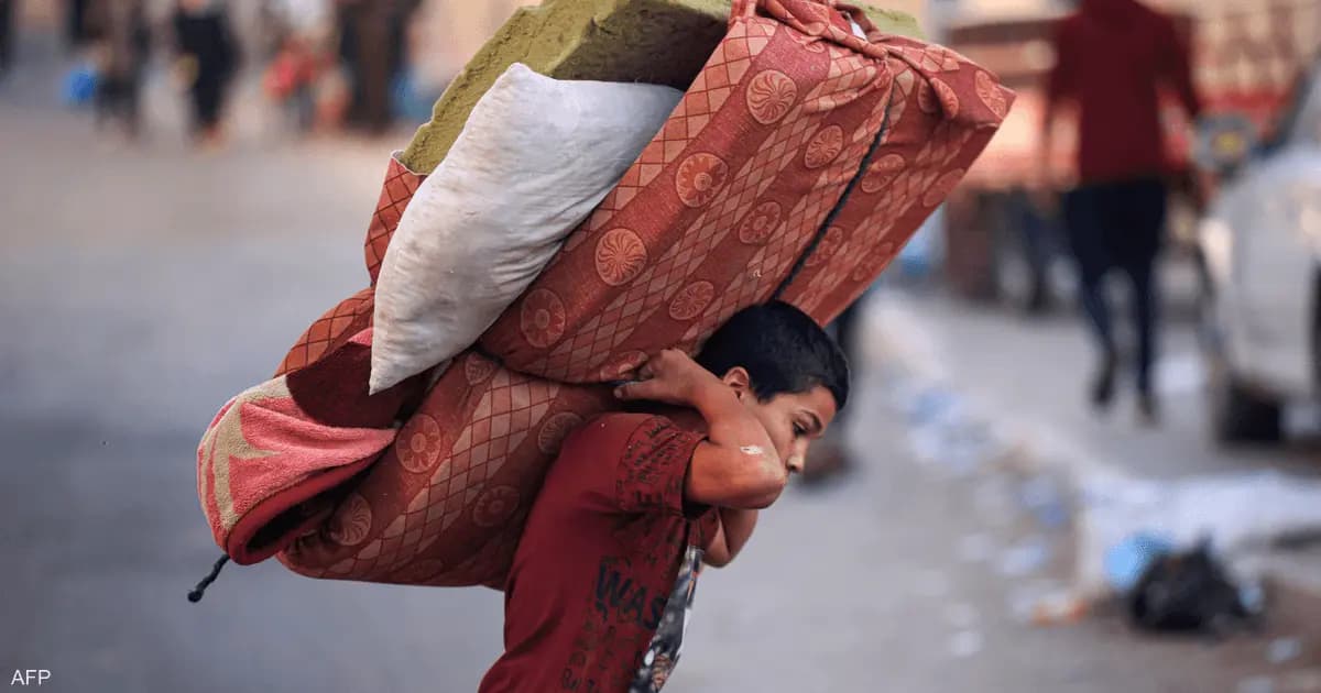 "بنسبة كبيرة".. الفلسطينيون يعيشون بين نزوح وتشريد